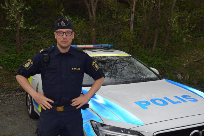 Daniel Johnsson, kommunpolis i Västra Hisingen.
