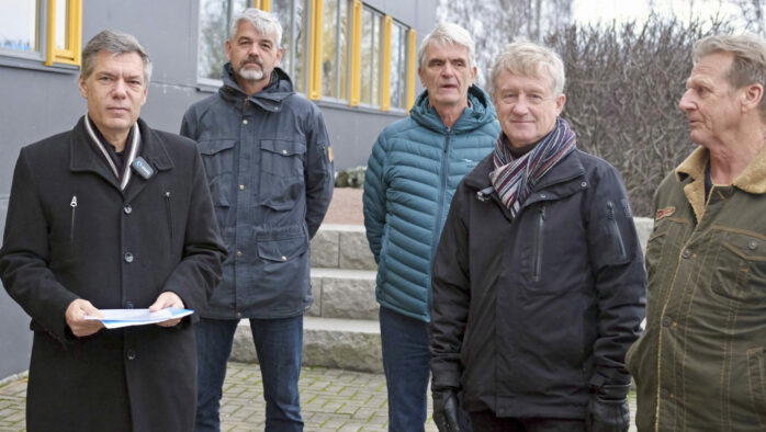 Jan Utbult (KD), Hans Sandholt, Hyppeln, Tomas Hafstrand, Knippla, Thomas Alm, Rörö och Arne Johansson, Hyppeln.